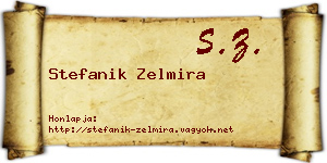 Stefanik Zelmira névjegykártya